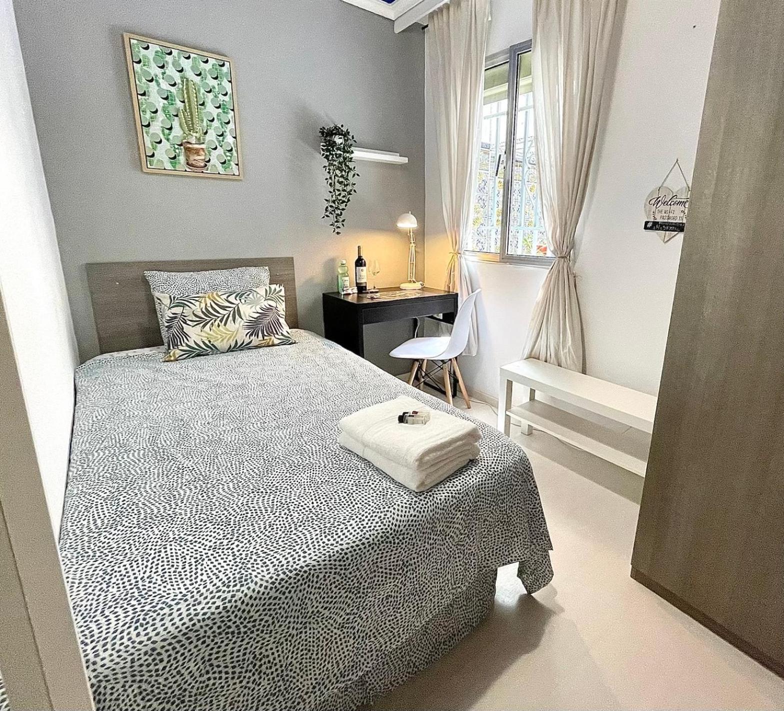 Central Private Bedroom - Comfy&Quiet - Near City Of Arts And Sciences Valencia Kültér fotó
